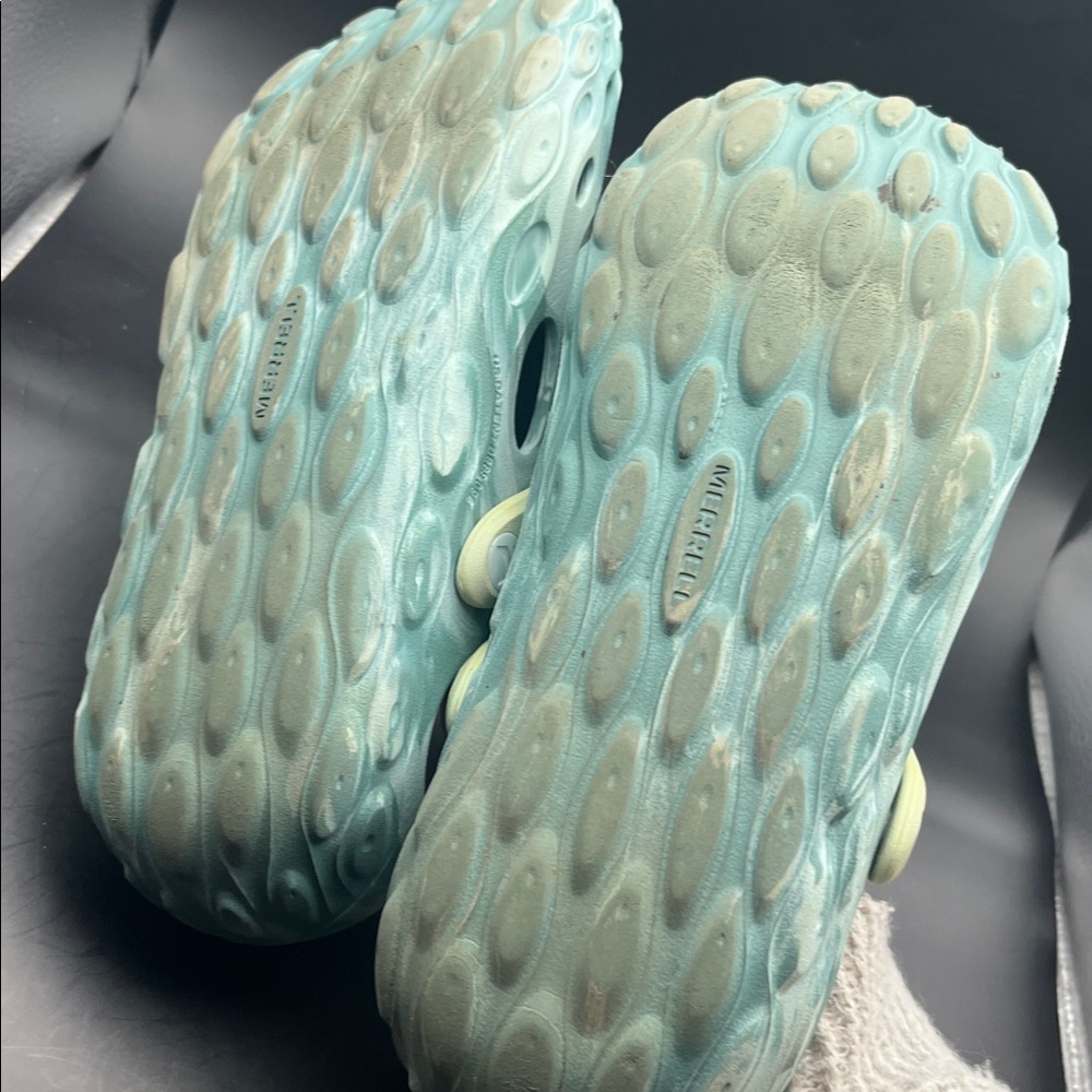 Merrell Hydro Moc Mens 6.5 Womens 8 Shoe Aqua Green Water Sandals Hiking Slip On - Picture 5 of 6